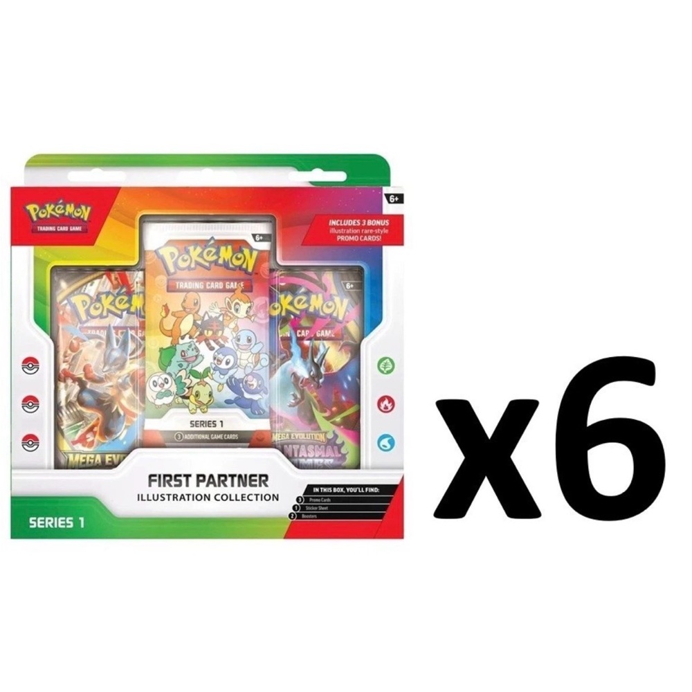 Pokémon First Partner Illustration Collection Series 1 - Sealed Case